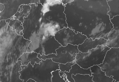Meteosat střední Evropa